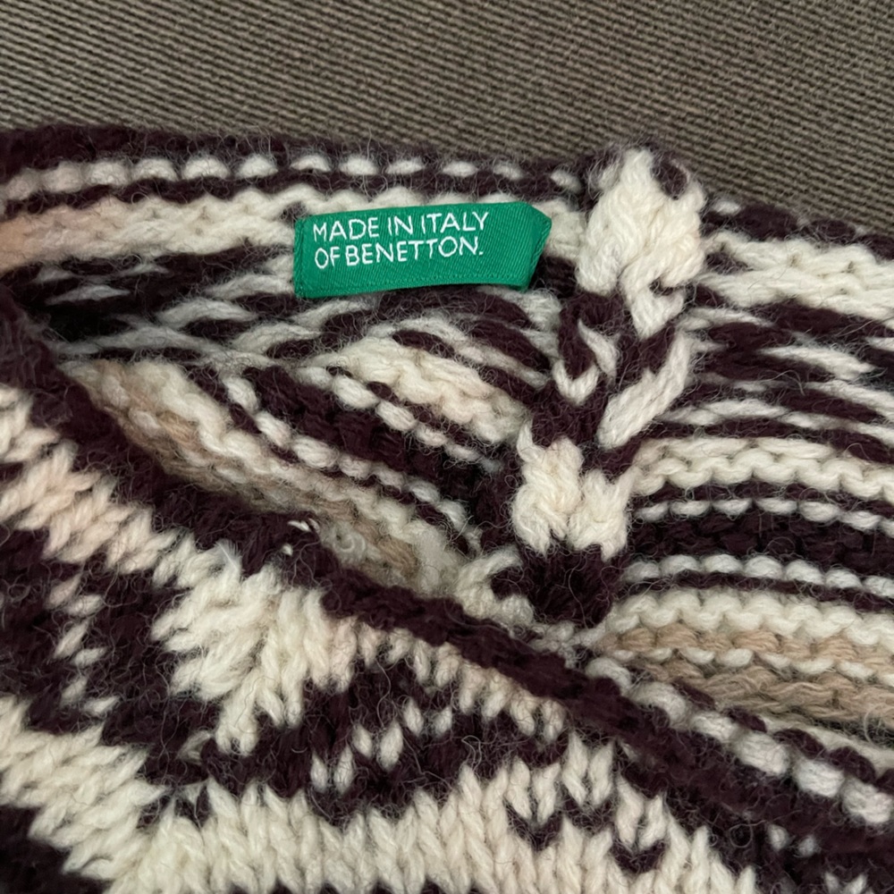 United Colors of Benetton Sweater Poncho - Picture 3 of 5
